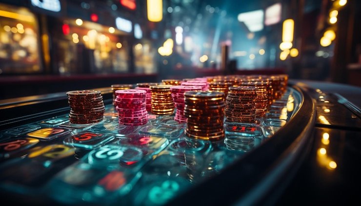 Tampilan studio live American Roulette di cukongtoto dengan roda dan dealer profesional